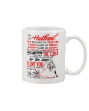 Family Husband Destiny Clock Moon Mug front