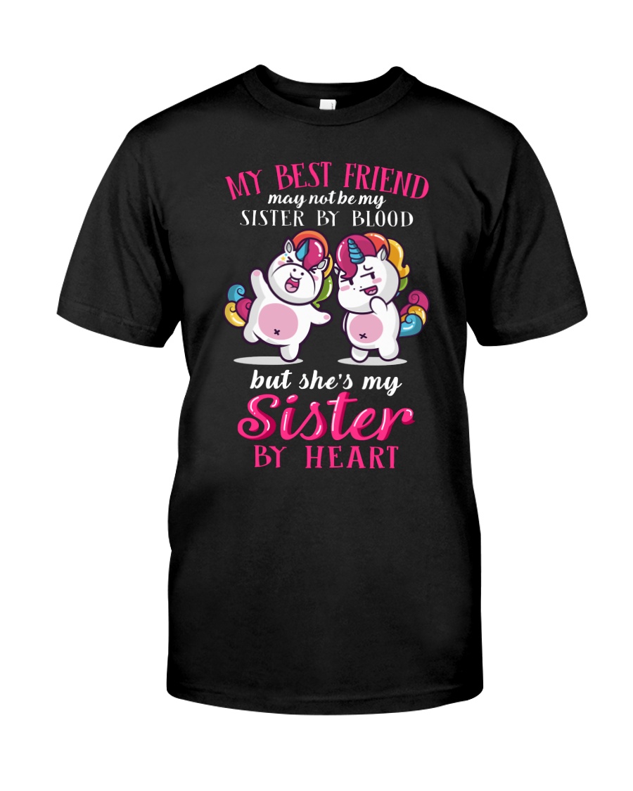 Unicorn Sister By Heart Classic T-Shirt