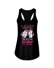 Unicorn Sister By Heart Ladies Flowy Tank thumbnail