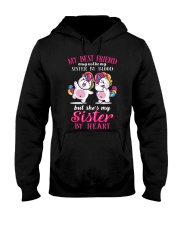 Unicorn Sister By Heart Hooded Sweatshirt thumbnail