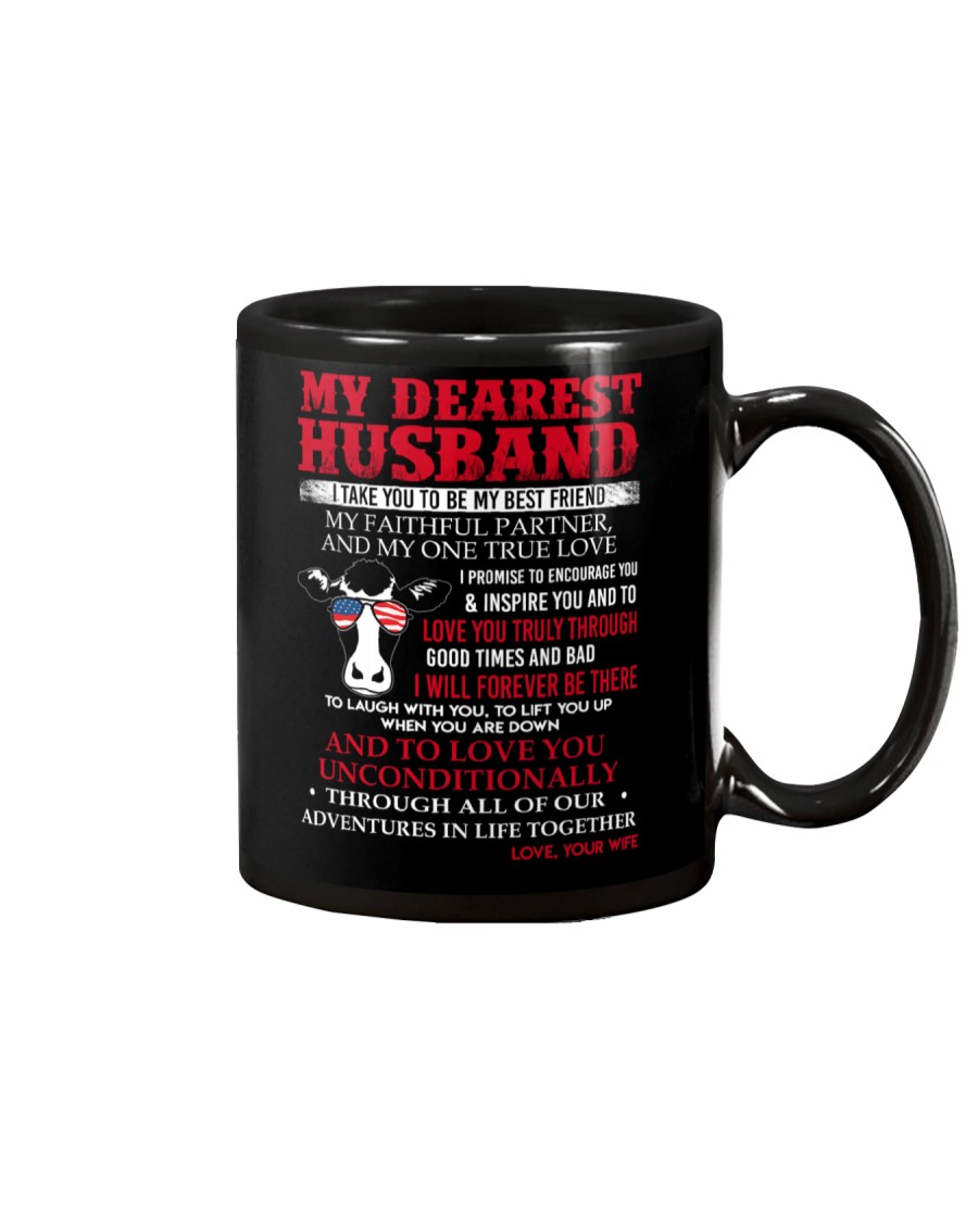 Faithful Partner True Love Husband Cow Mug