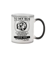 Fishing Son Mom Love You For The Rest Of Mine Color Changing Mug thumbnail