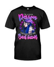 Unicorn Bitch Button T-shirt Classic T-Shirt thumbnail