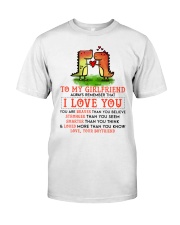 Dinosaur Girlfriend I Love You Classic T-Shirt thumbnail