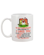 Dinosaur Girlfriend I Love You Mug back