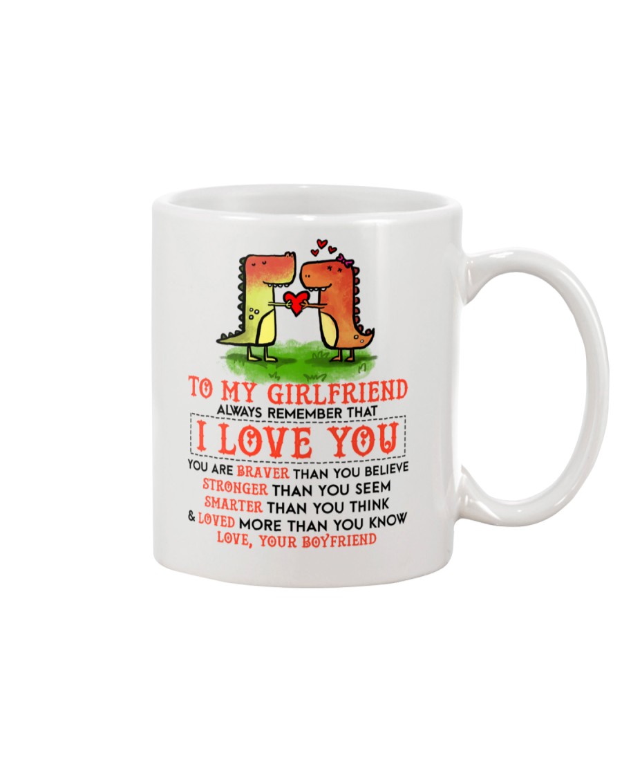 Dinosaur Girlfriend I Love You Mug