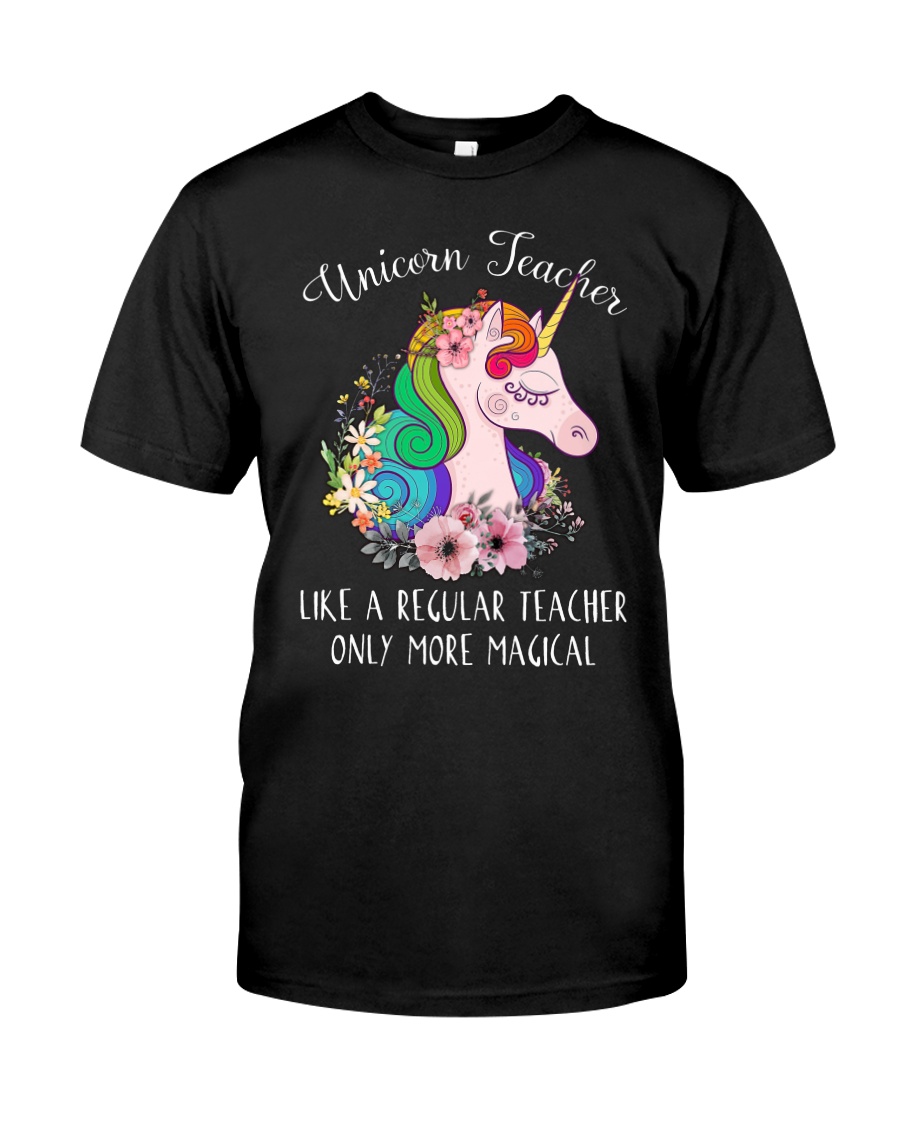 Unicorn Teacher Magical Classic T-Shirt