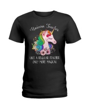 Unicorn Teacher Magical Ladies T-Shirt thumbnail