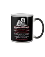 Faithful Partner True Love Wife Wolf Color Changing Mug thumbnail