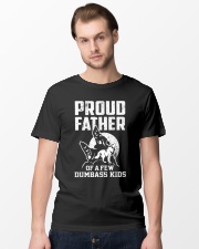 Proud Dad Of Dumbass Kids Classic T-Shirt lifestyle-mens-crewneck-front-15