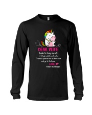 Thanks for being my wife Long Sleeve Tee thumbnail