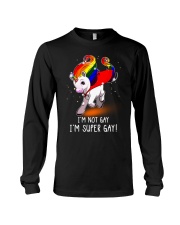 Unicorn Lgbt I Am Super Gay Long Sleeve Tee thumbnail