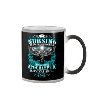 Nurse Shirt: Nursing Is Not A Career Color Changing Mug thumbnail