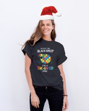 Autism tie-dyed one Classic T-Shirt lifestyle-holiday-crewneck-front-1