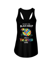 Autism tie-dyed one Ladies Flowy Tank thumbnail