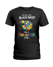 Autism tie-dyed one Ladies T-Shirt thumbnail