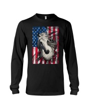 American Flag Horse Long Sleeve Tee thumbnail