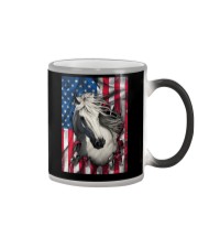 American Flag Horse Color Changing Mug thumbnail