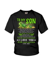 Turtle Son Dad Clock Ability Moon Youth T-Shirt thumbnail