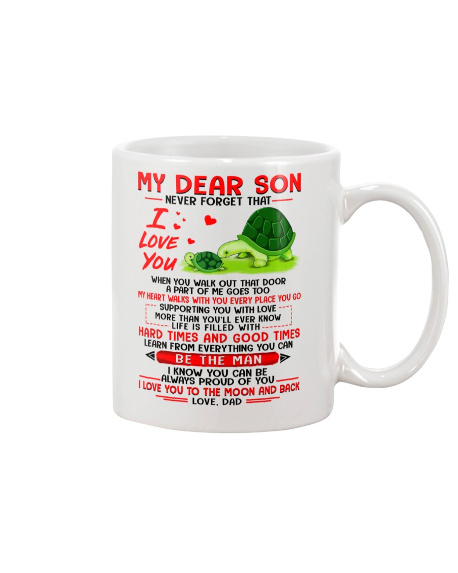 Turtle Walk Out That Door Son Mug
