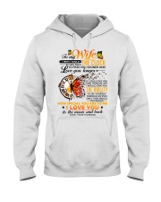 Butterfly Wife Clock Ability Moon Hooded Sweatshirt thumbnail
