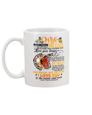 Butterfly Wife Clock Ability Moon Mug back