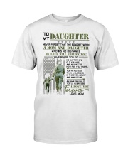 Veteran The Bond Between Daughter Mom Classic T-Shirt thumbnail