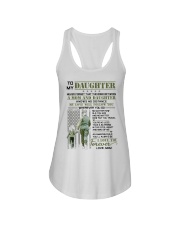 Veteran The Bond Between Daughter Mom Ladies Flowy Tank thumbnail