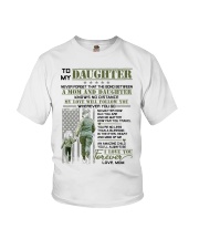 Veteran The Bond Between Daughter Mom Youth T-Shirt thumbnail