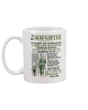 Veteran The Bond Between Daughter Mom Mug back