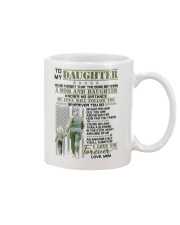 Veteran The Bond Between Daughter Mom Mug front