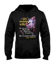 To My Gorgeous Unicorn Wife Hooded Sweatshirt thumbnail
