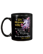 To My Gorgeous Unicorn Wife Mug back