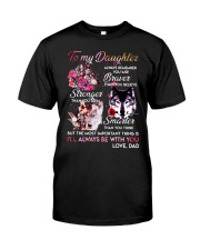 Wolf To My Daughter Dad Classic T-Shirt thumbnail