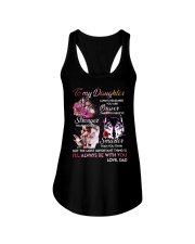 Wolf To My Daughter Dad Ladies Flowy Tank thumbnail