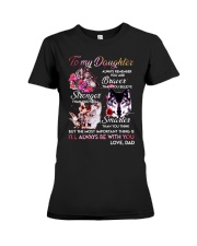 Wolf To My Daughter Dad Premium Fit Ladies Tee thumbnail
