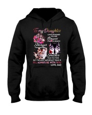Wolf To My Daughter Dad Hooded Sweatshirt thumbnail