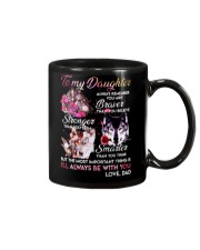 Wolf To My Daughter Dad Mug front
