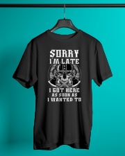Sorry I'm Late Viking Classic T-Shirt lifestyle-mens-crewneck-front-3