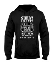 Sorry I'm Late Viking Hooded Sweatshirt thumbnail