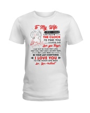 Family Wife Clock Everything Moon Ladies T-Shirt thumbnail