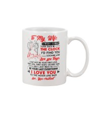 Family Wife Clock Everything Moon Mug front