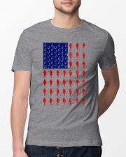 Fishing American flag shirt Classic T-Shirt lifestyle-mens-crewneck-front-13