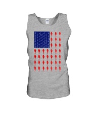 Fishing American flag shirt Unisex Tank thumbnail