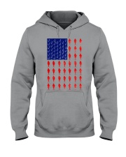Fishing American flag shirt Hooded Sweatshirt thumbnail