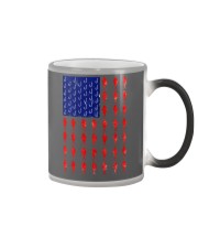 Fishing American flag shirt Color Changing Mug thumbnail