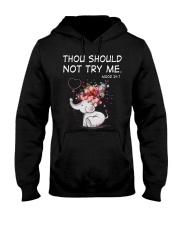 Thou Should Not Try Me Elephant Hooded Sweatshirt thumbnail