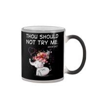 Thou Should Not Try Me Elephant Color Changing Mug thumbnail