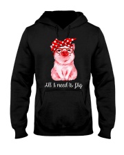 Farmer all I need is pig Hooded Sweatshirt thumbnail