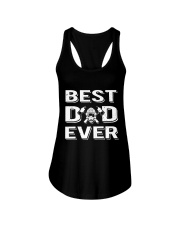 Best Firefighter Dad Ever Ladies Flowy Tank thumbnail
